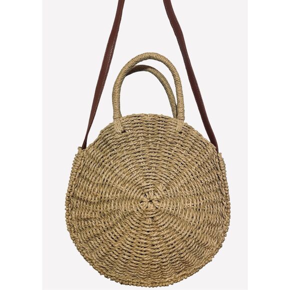 Olivia Miller Straw Tote - Picture 1 of 8